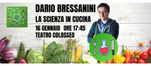 Ritornano gli appuntamenti con GiovedìScienza: oggi pomeriggio “Scienza in  cucina” con Dario Bressanini – Radio Dora & Radio Frejus